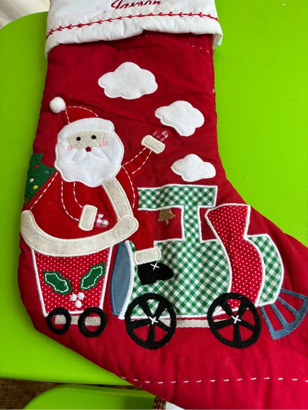 Lot of 5 Pottery Barn Christmas Stockings